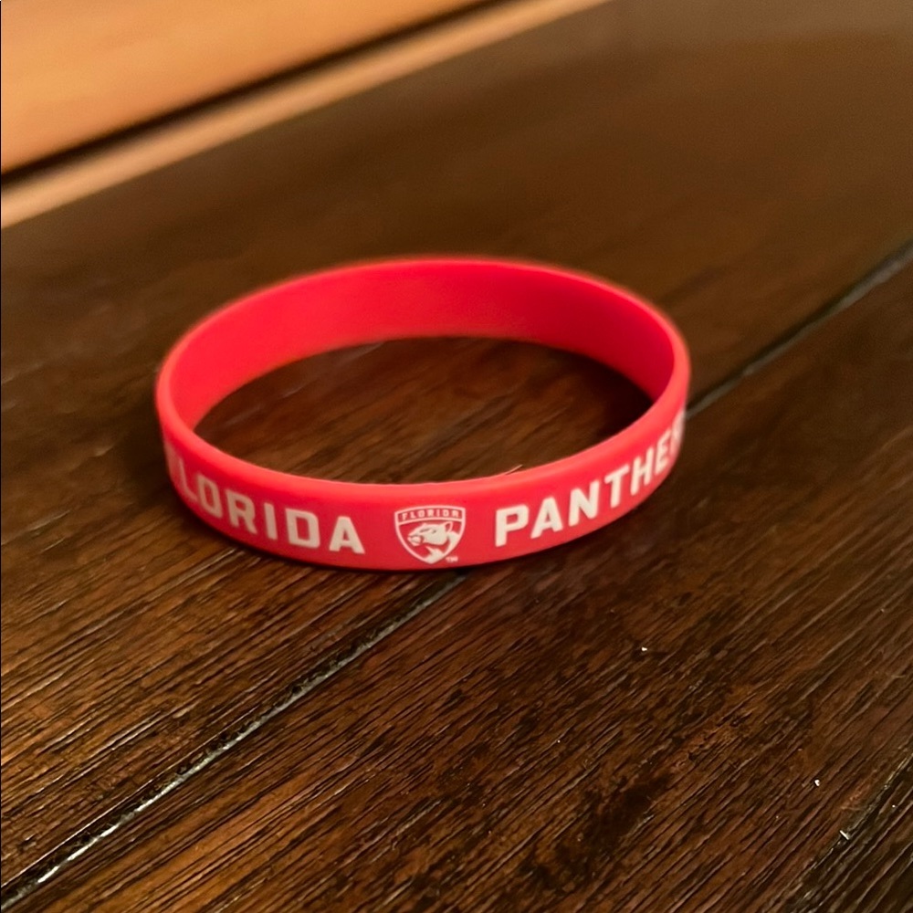 Florida Panthers Red Silicone Wristband